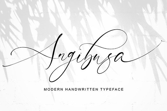 Angibusa: A Magical Script Font for Your Brand
