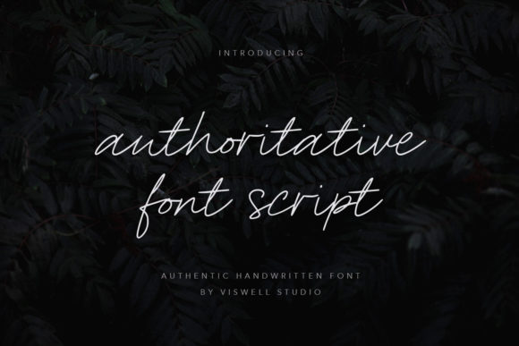 Authoritative Font for Editorial Design