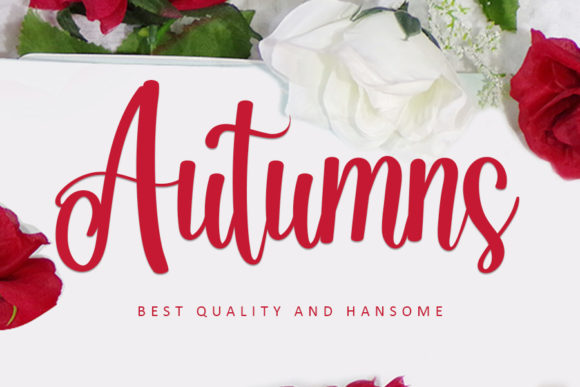 Autumns Font for Elegant Web Design