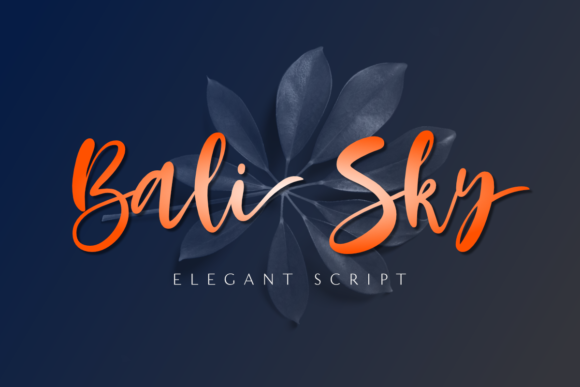 Bali Sky Font for Web Design
