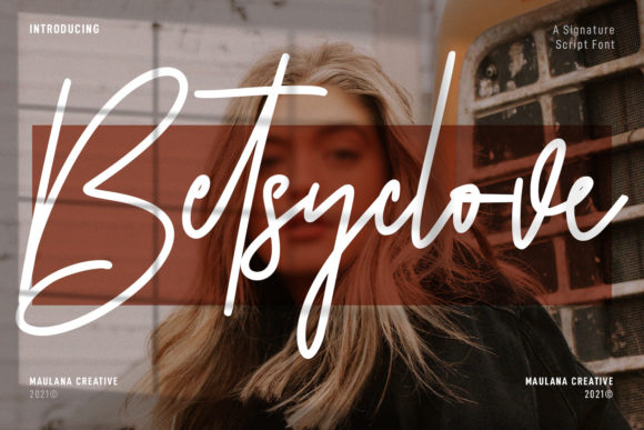 Betsyclove: A Romantic Font for Creative Campaigns