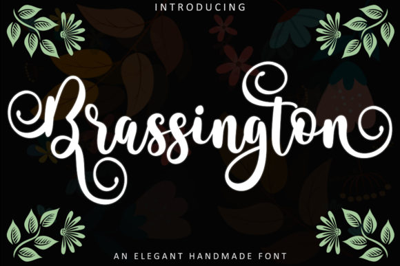 Brassington: A Delicate Script Font for Elegant Branding