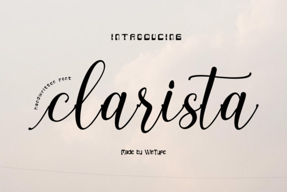 Clarista: A Handwritten Font for Creative Projects