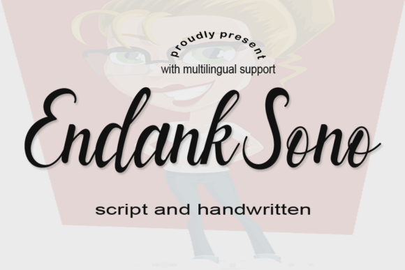 Endank Sono Font for Creative Design