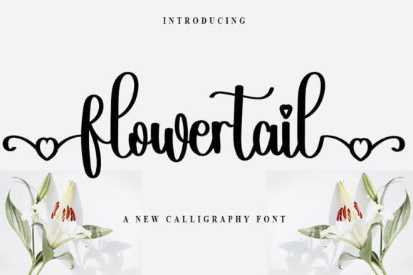 Flowertail Font for Creative Design