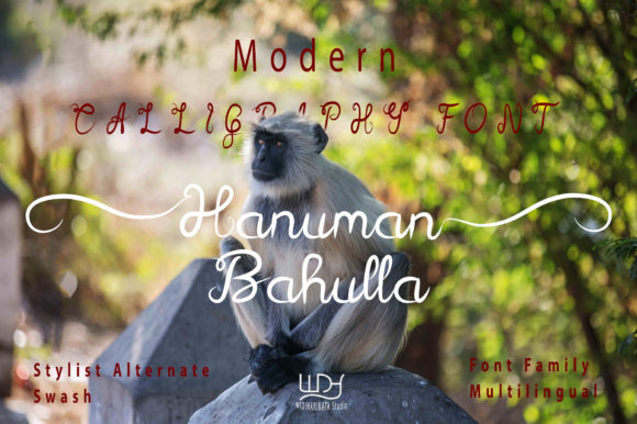 Hanuman Bahulla Font for Creative Design
