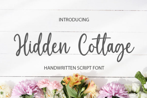 Hidden Cottage Font for Creative Design