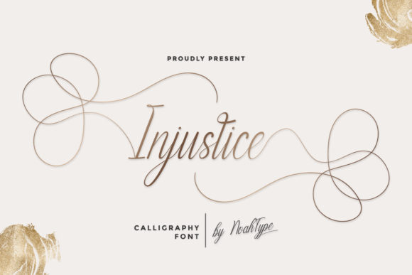 Injustice Font for Web Design