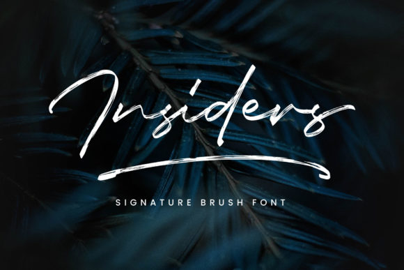 Insiders Font: Elegant Script for Digital Design