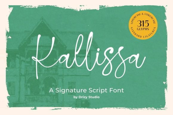 Kallissa Font for Creative Campaigns