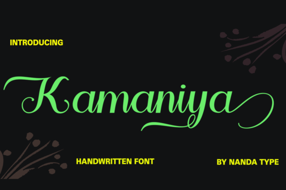 Kamaniya Font Review