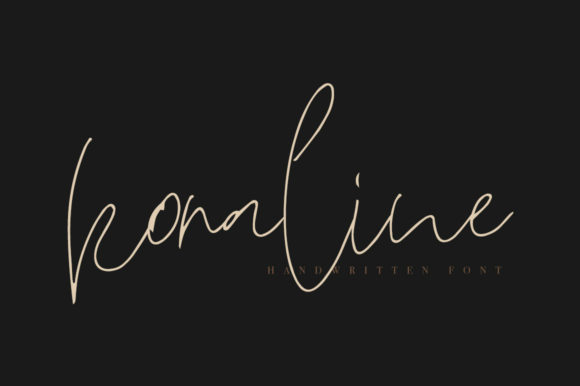Koraline Font for Web Design