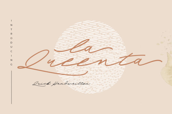 La Queenta: A Graceful Script Font