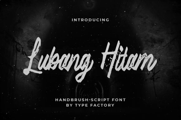 Lubang Hitam: A Script Font for Elegant Design