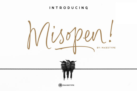 Misopen Font for Creative Design