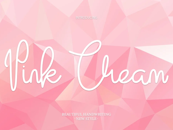 Pink Cream Font for Professional Branding
