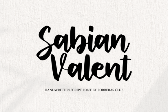 Sabian Valent Font for Elegant Branding