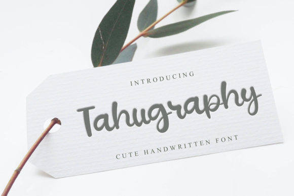 Tahugraphy: Elegant Script Font for Campaigns