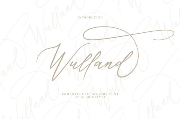 Wulland Font: Elegant Script for Creative Makers